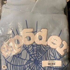 Blue spider hoodie